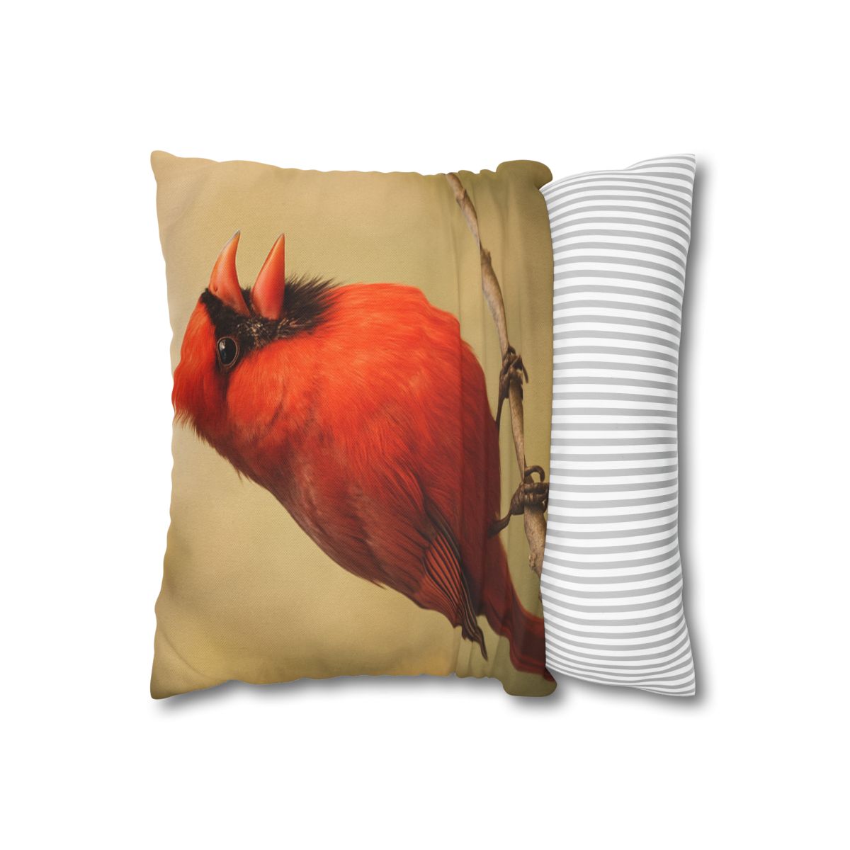 Crimson Hymn Cardinal designer print pillow cases