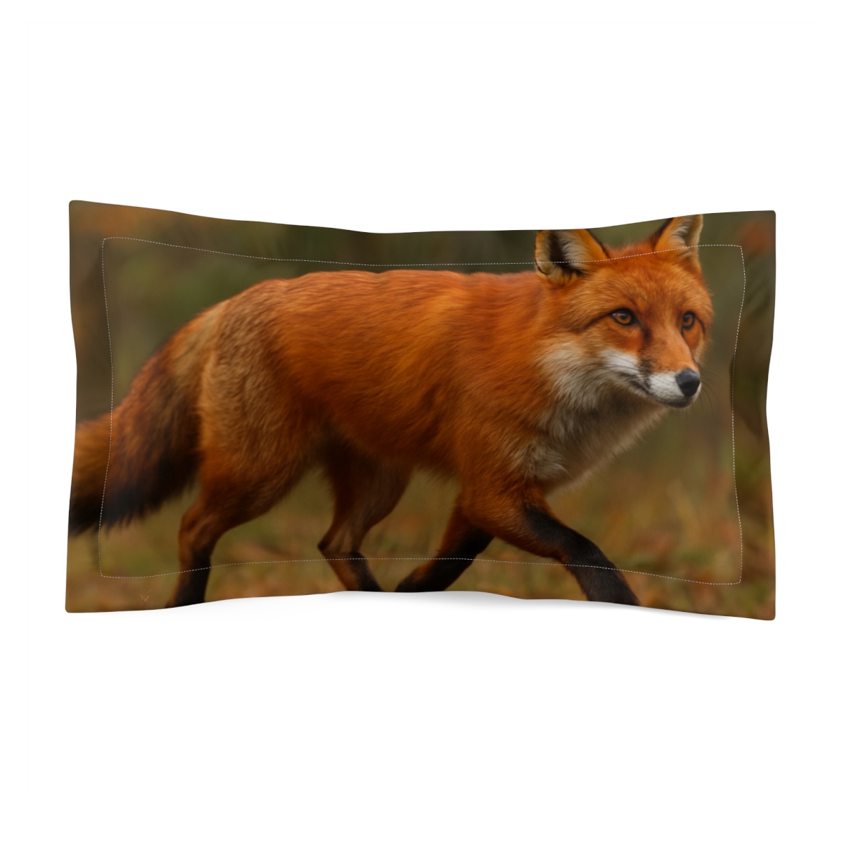 Crimson Prowler Red Fox gift pillows for home