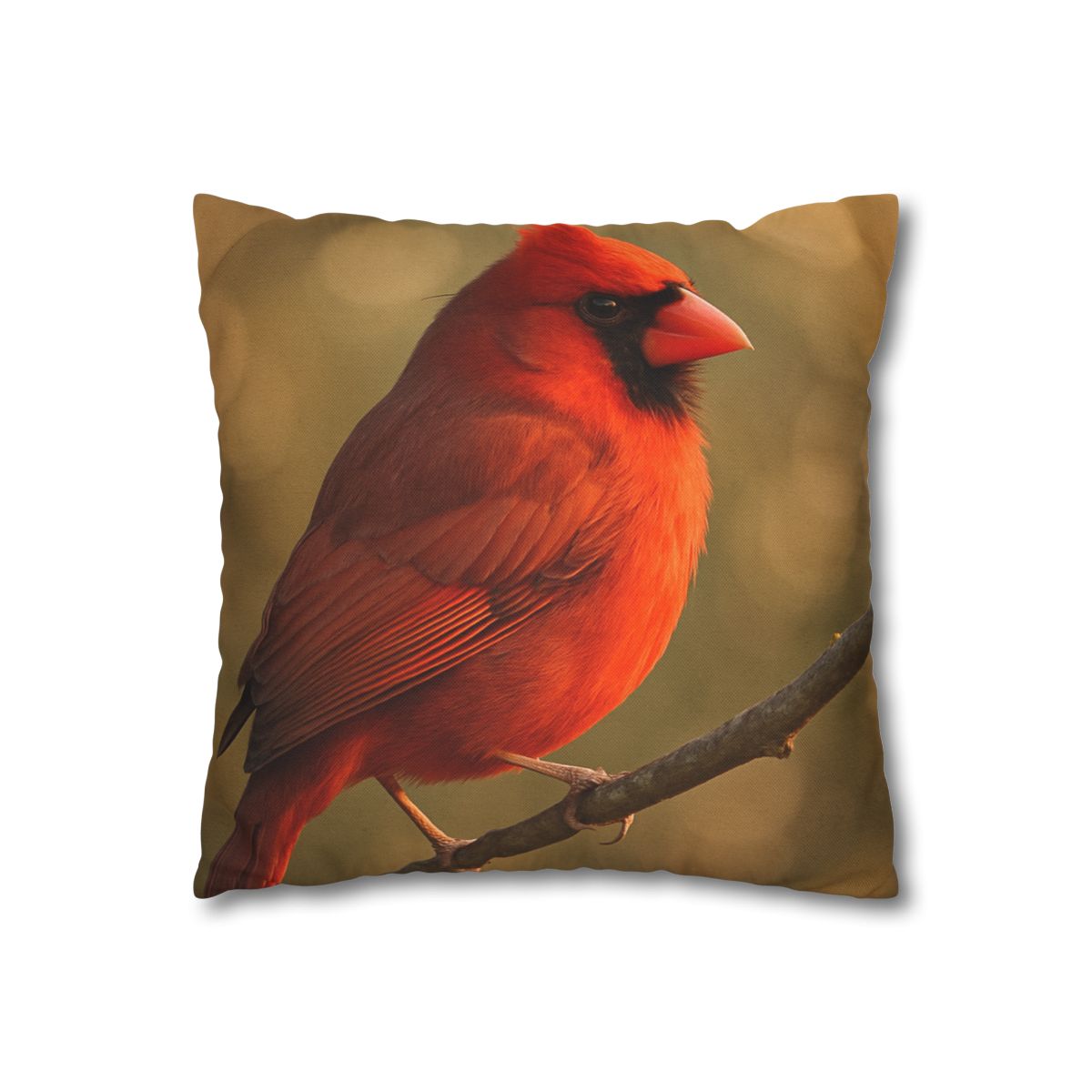 Crimson Pulse Northern Cardinal trendy patterned pillow cases