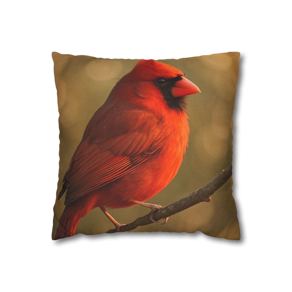 Crimson Pulse Northern Cardinal trendy patterned pillow cases