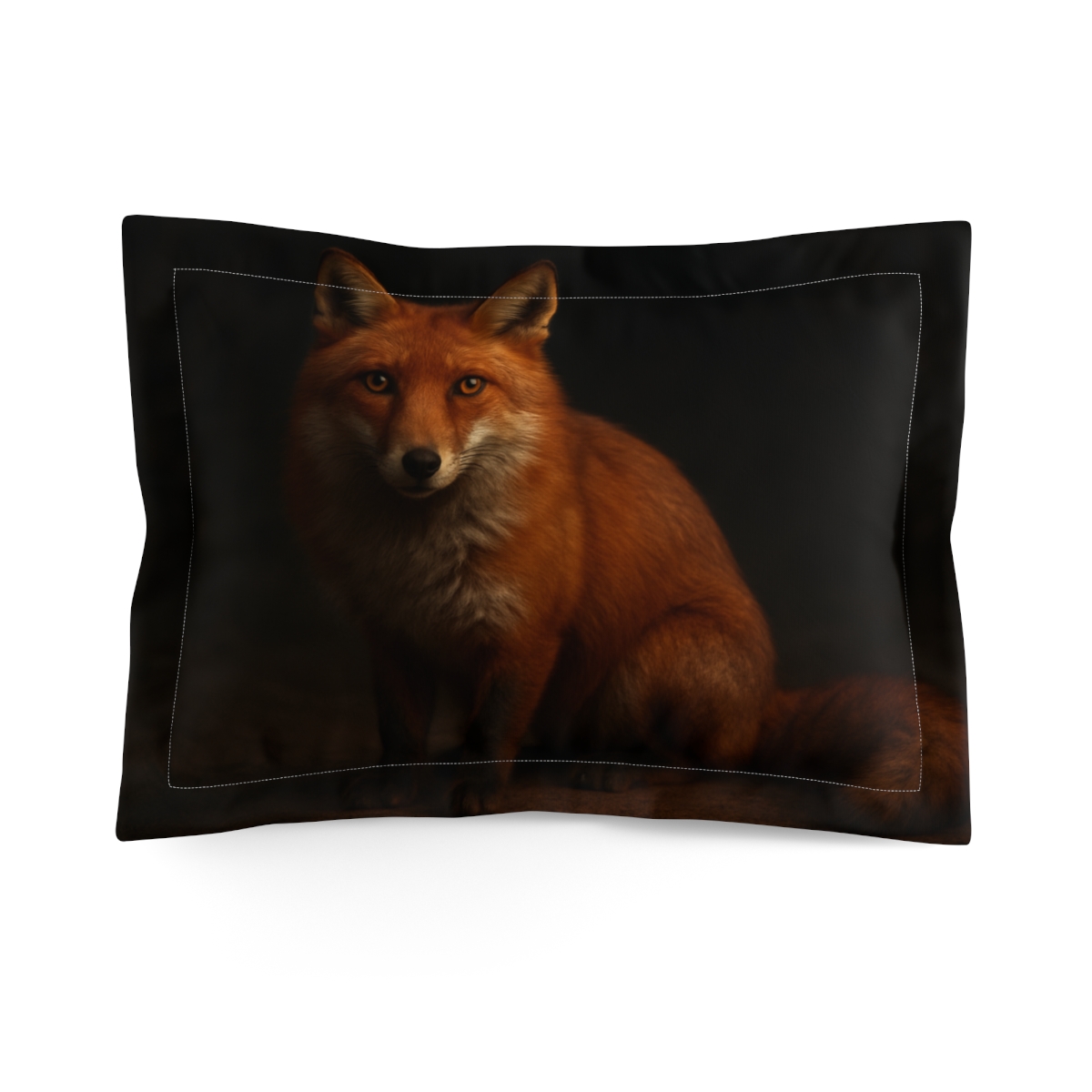 Crimson Shadow Red Fox gift pillows for home