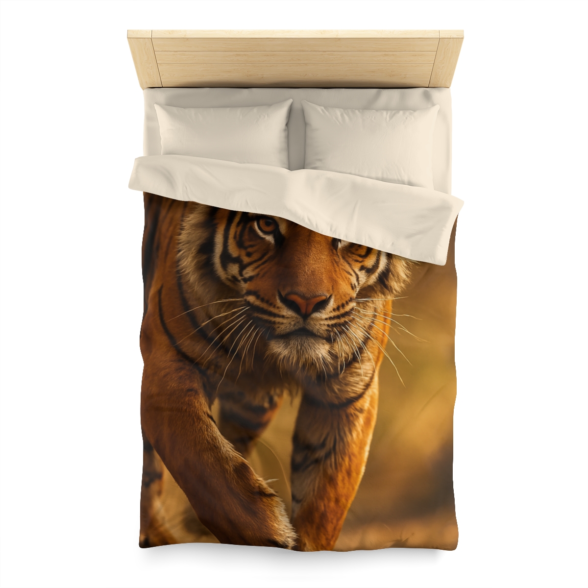 Crimson Stride Tiger duvets for gifts