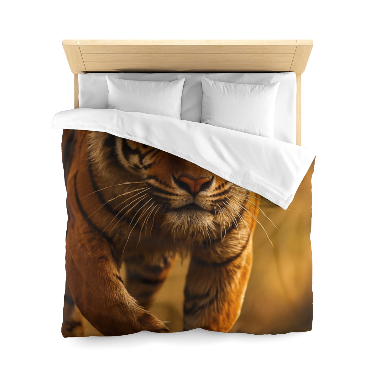 Crimson Stride Tiger duvets for gifts