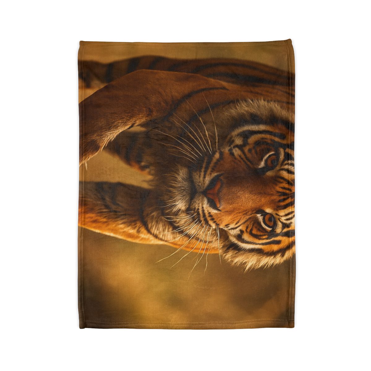 Crimson Stride Tiger custom blankets