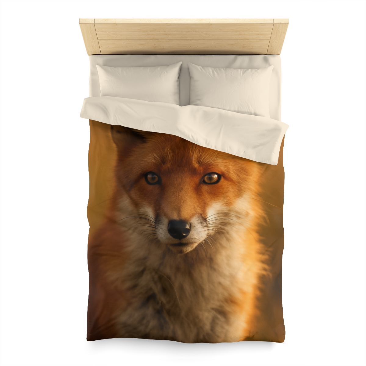 Crimson Whisper Red Fox warm winter duvets