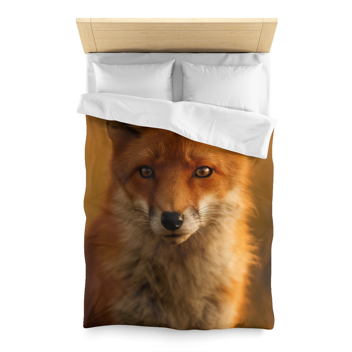 Crimson Whisper Red Fox warm winter duvets