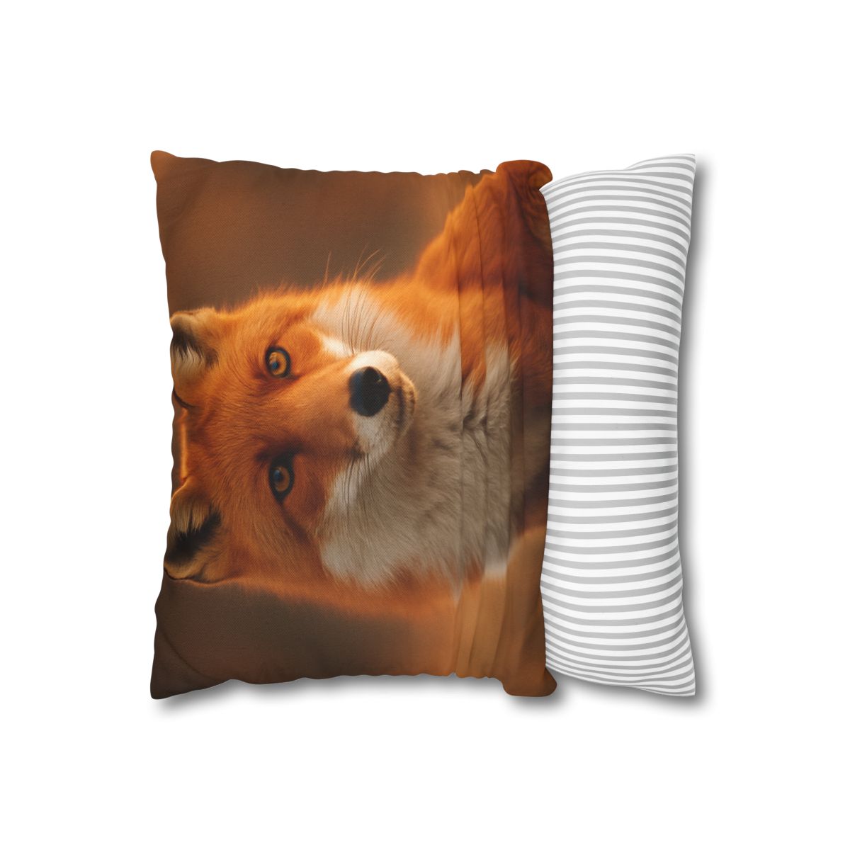 Crimson Whisper Red Fox custom pillow cases