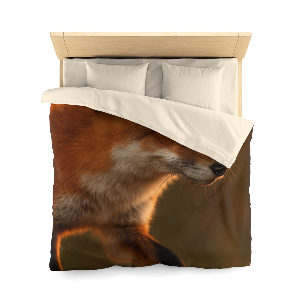 Crimson Whisper Red Fox trendy bedroom duvets