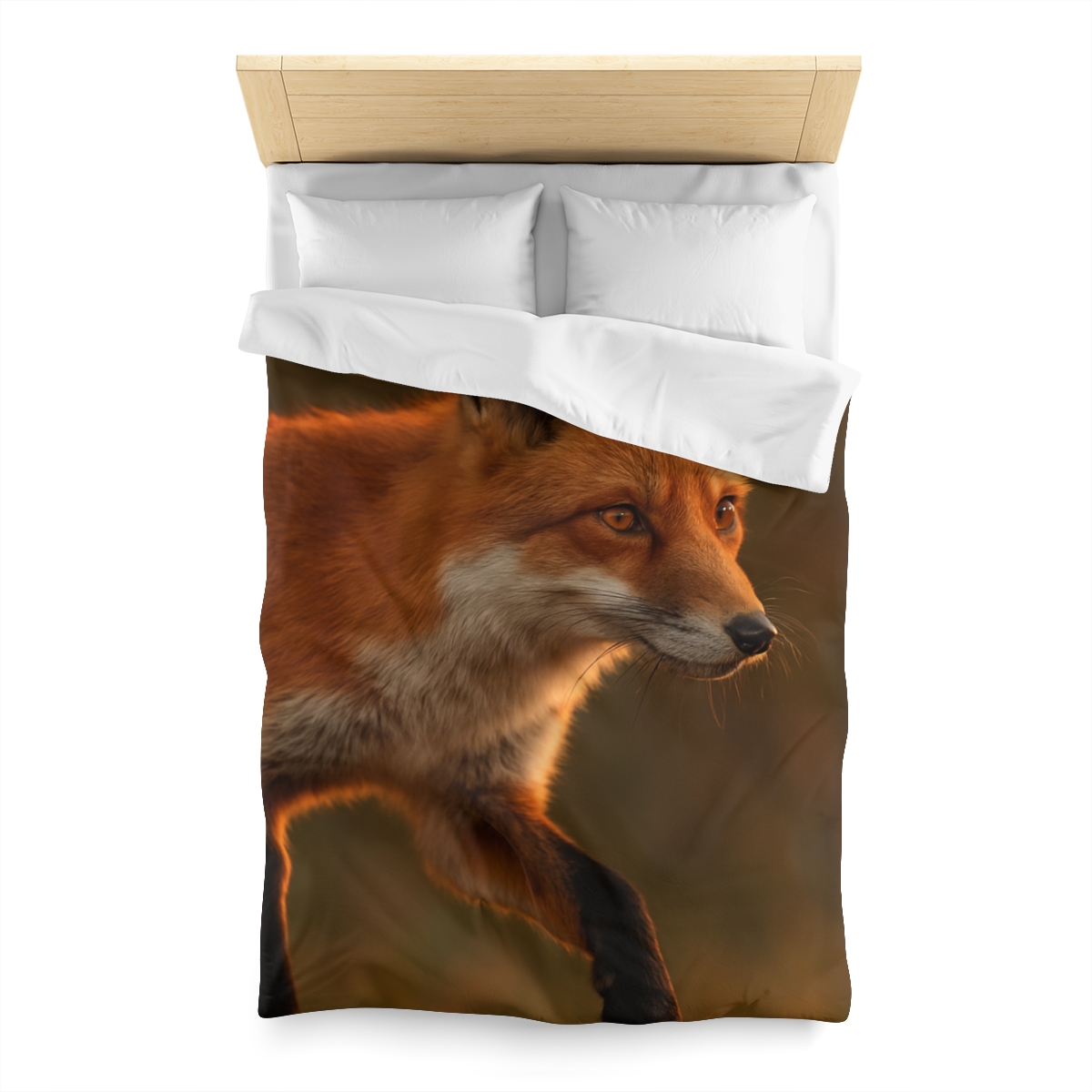 Crimson Whisper Red Fox trendy bedroom duvets