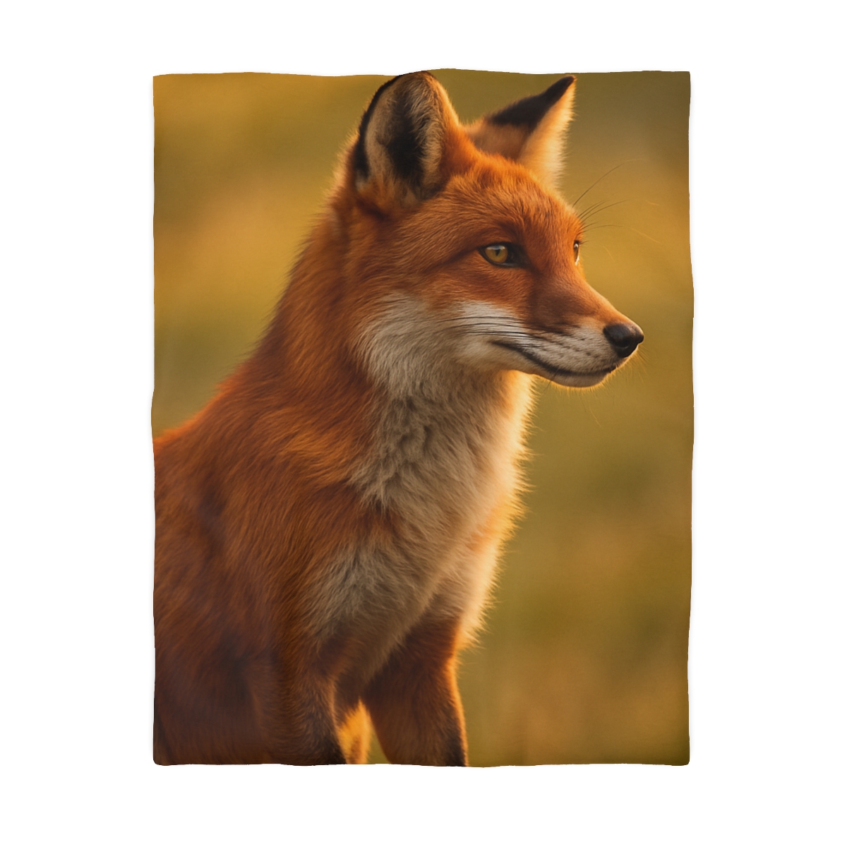 Crimson Whisper Red Fox soft comforter duvets