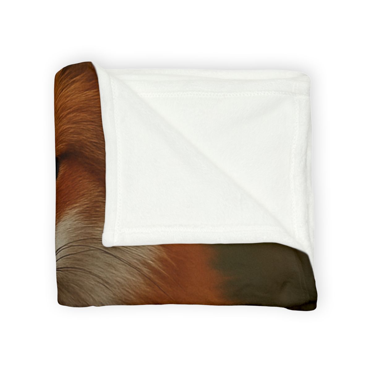 Crimson Whisper Red Fox decorative home blankets