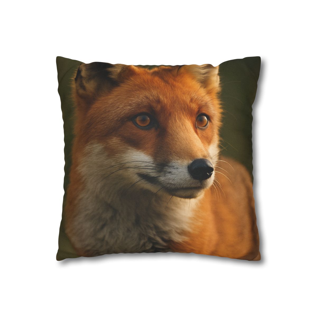 Crimson Whisper Red Fox stylish decorative pillowcases