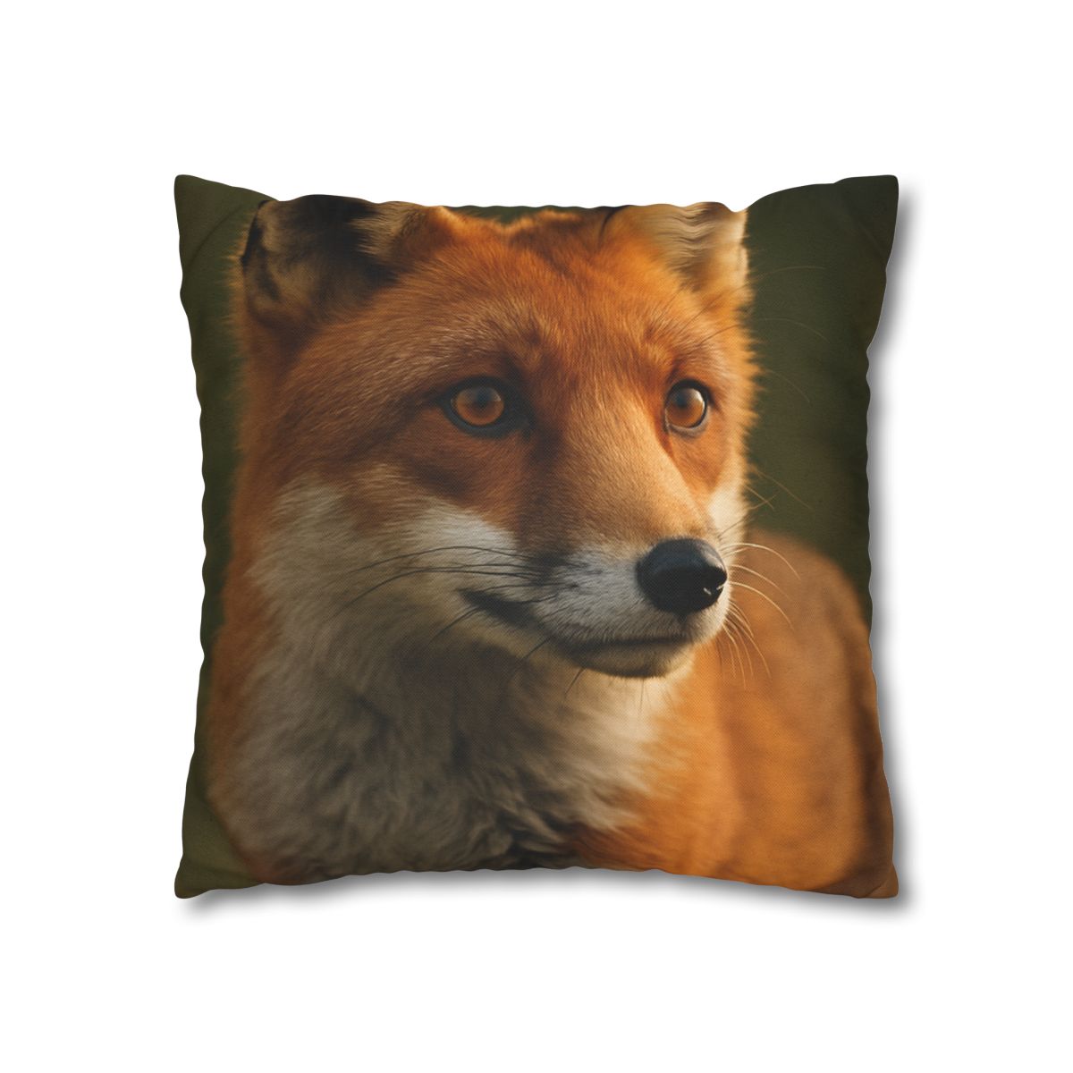 Crimson Whisper Red Fox stylish decorative pillowcases