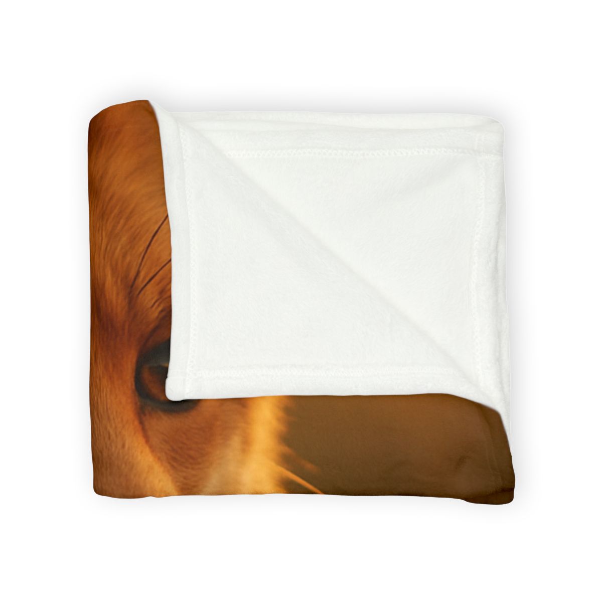 Crimson Whisper Red Fox soft fleece blankets