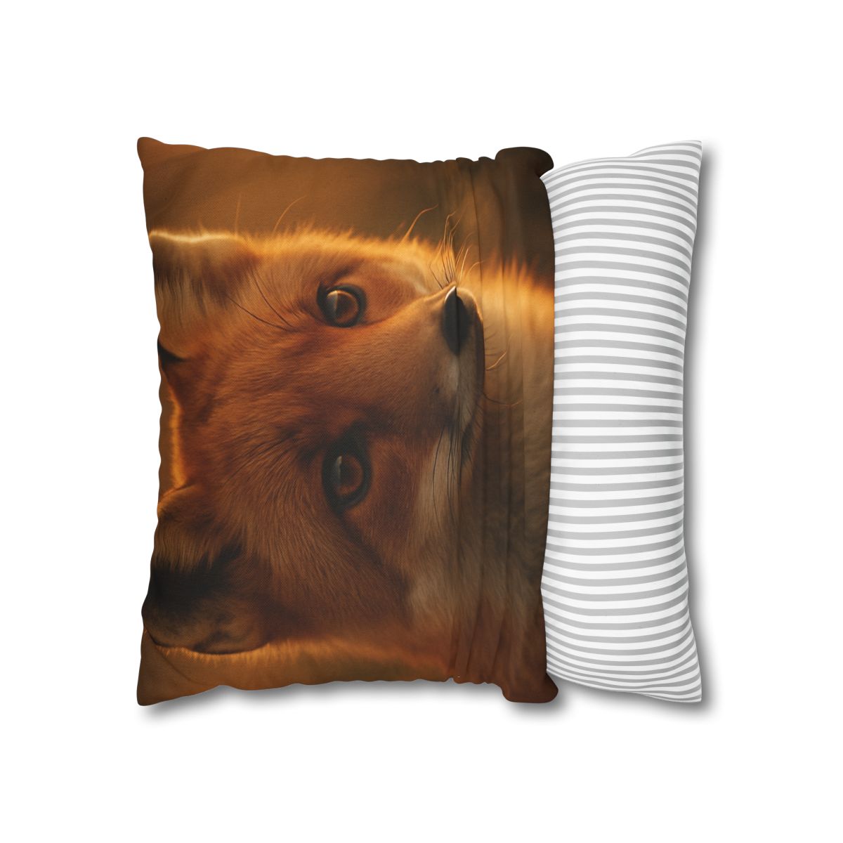 Crimson Whisper Red Fox soft cotton pillow cases