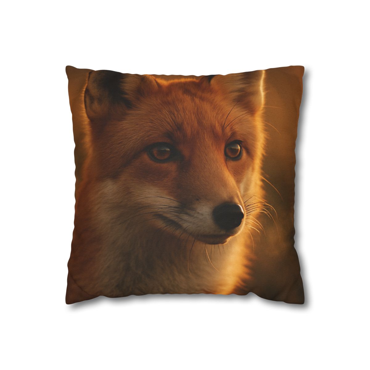 Crimson Whisper Red Fox soft cotton pillow cases