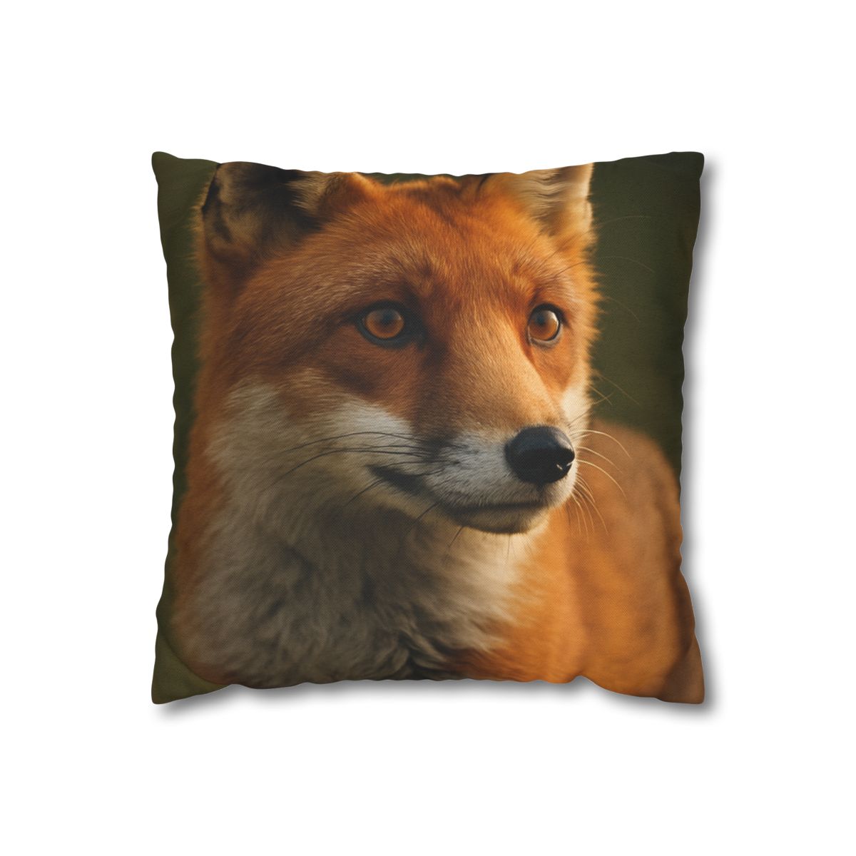 Crimson Whisper Red Fox stylish decorative pillowcases
