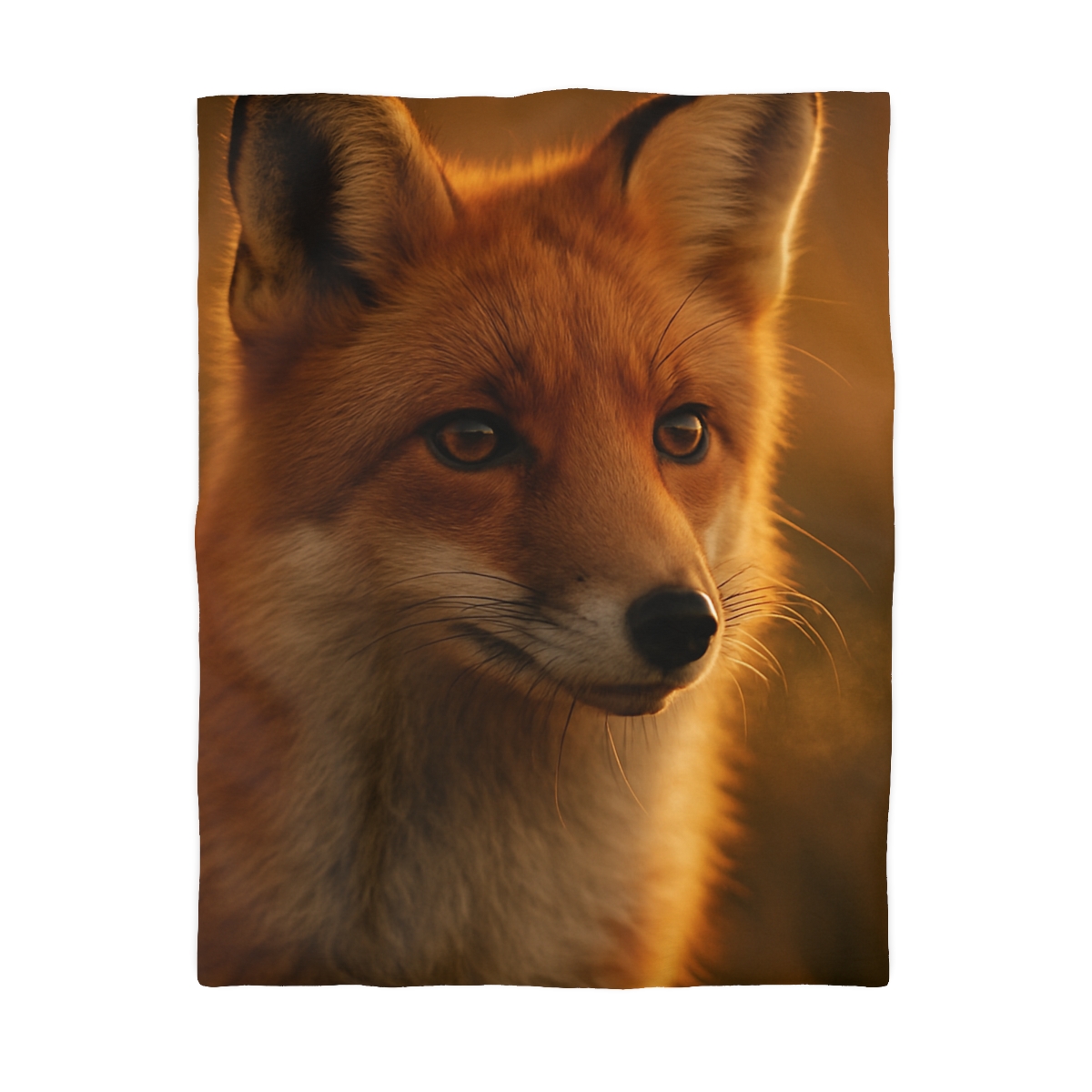 Crimson Whisper Red Fox unique patterned duvets