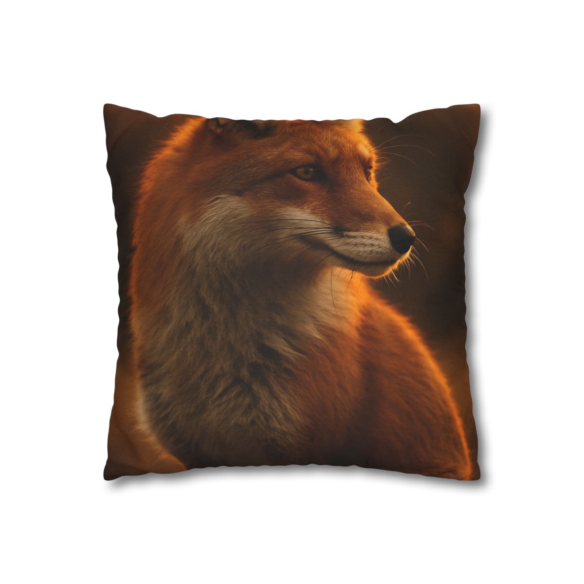 Crimson Whisper Red Fox soft cotton pillow cases