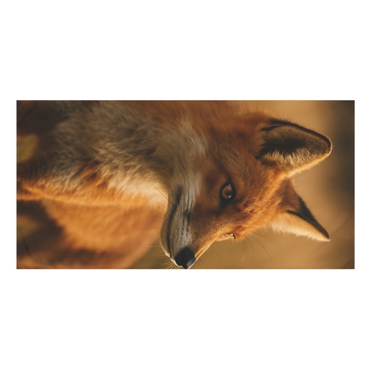 Crimson Whisper Red Fox comfortable face towels