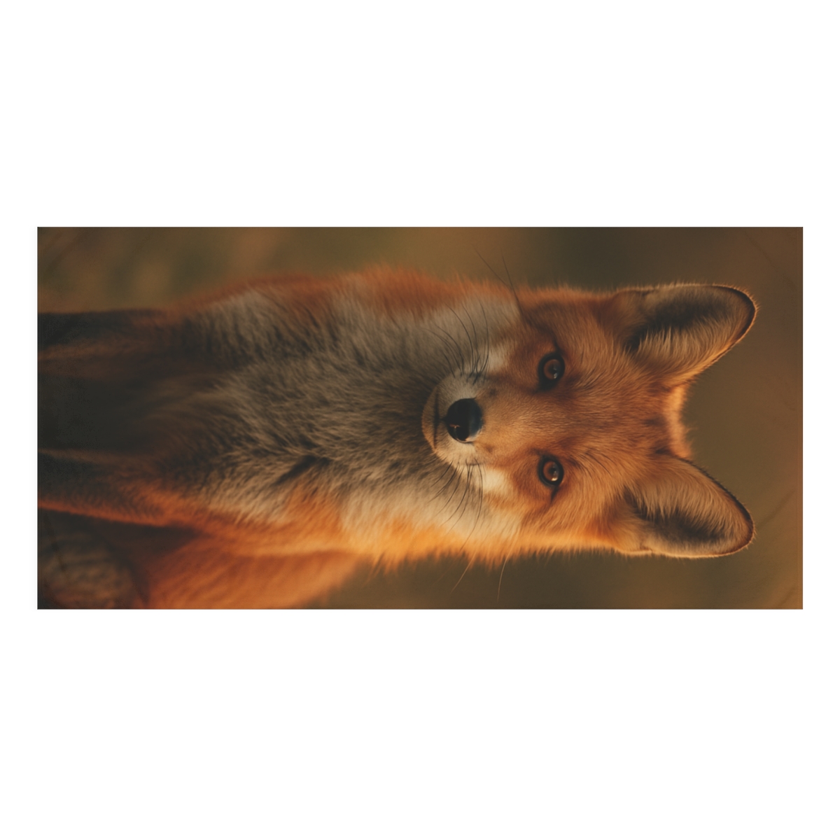 Crimson Whisper Red Fox comfortable face towels