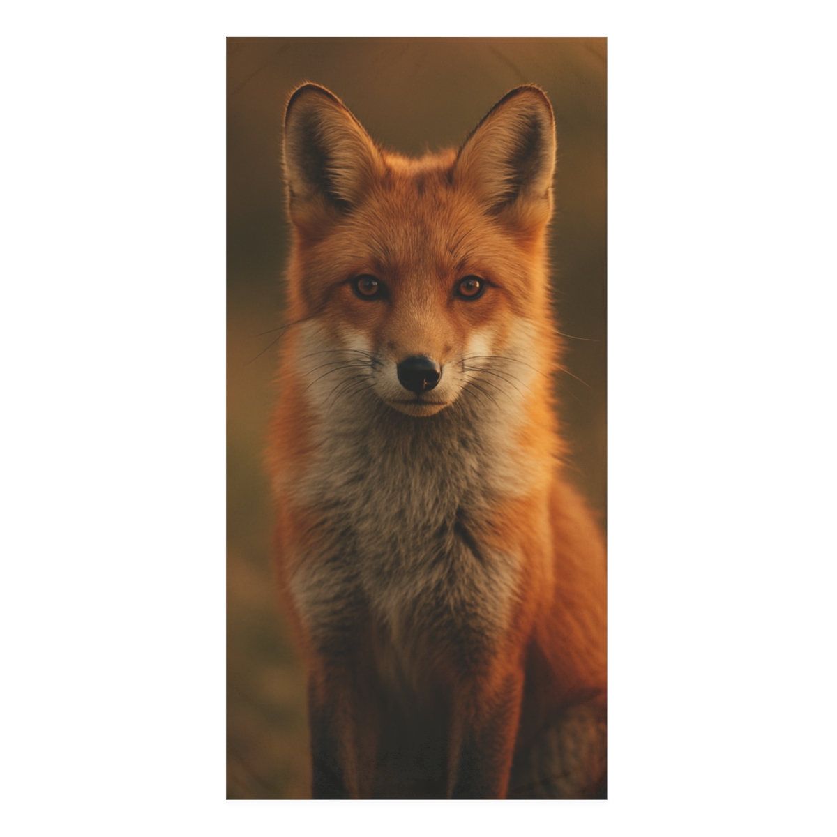 Crimson Whisper Red Fox comfortable face towels