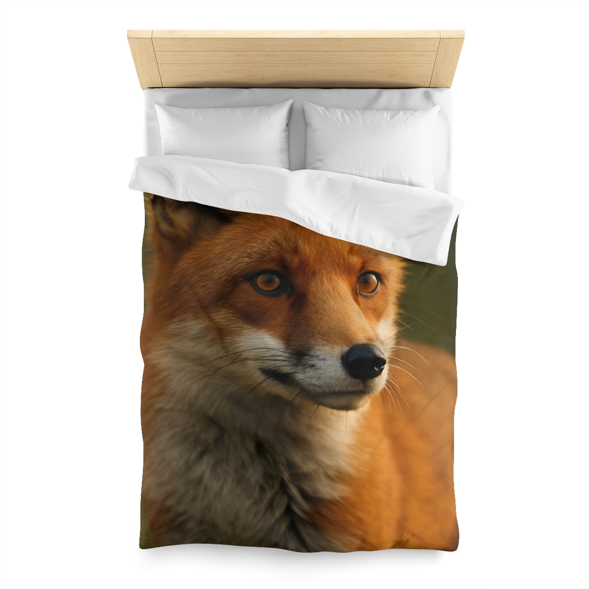 Crimson Whisper Red Fox custom duvets