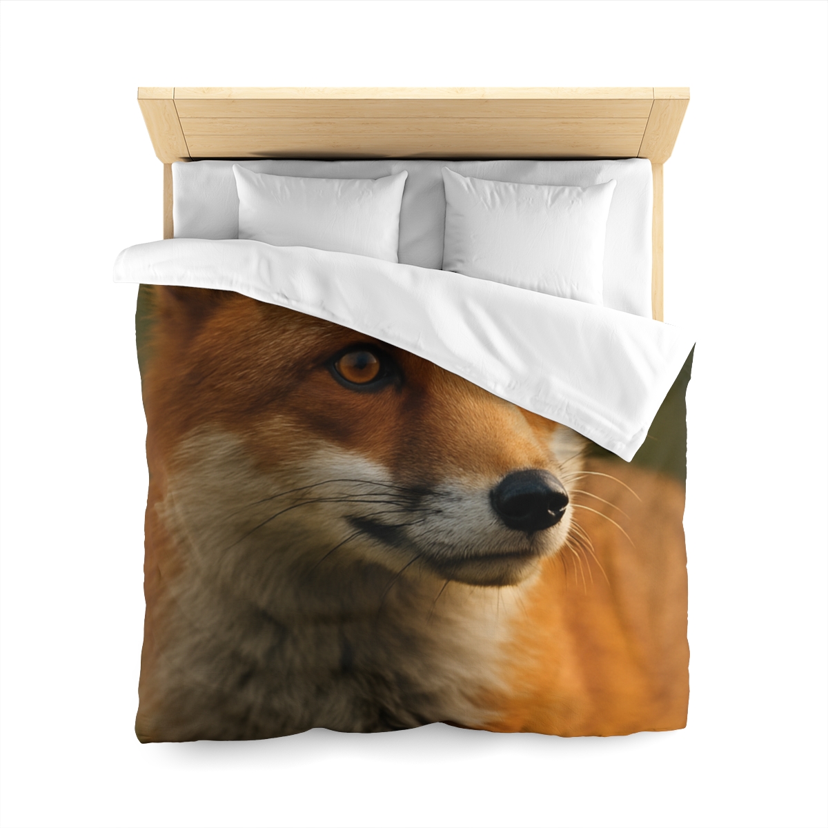 Crimson Whisper Red Fox custom duvets