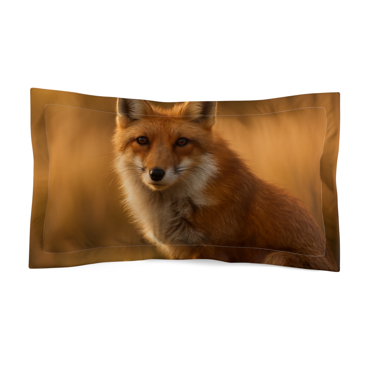 Crimson Whisper Red Fox gift pillows for home