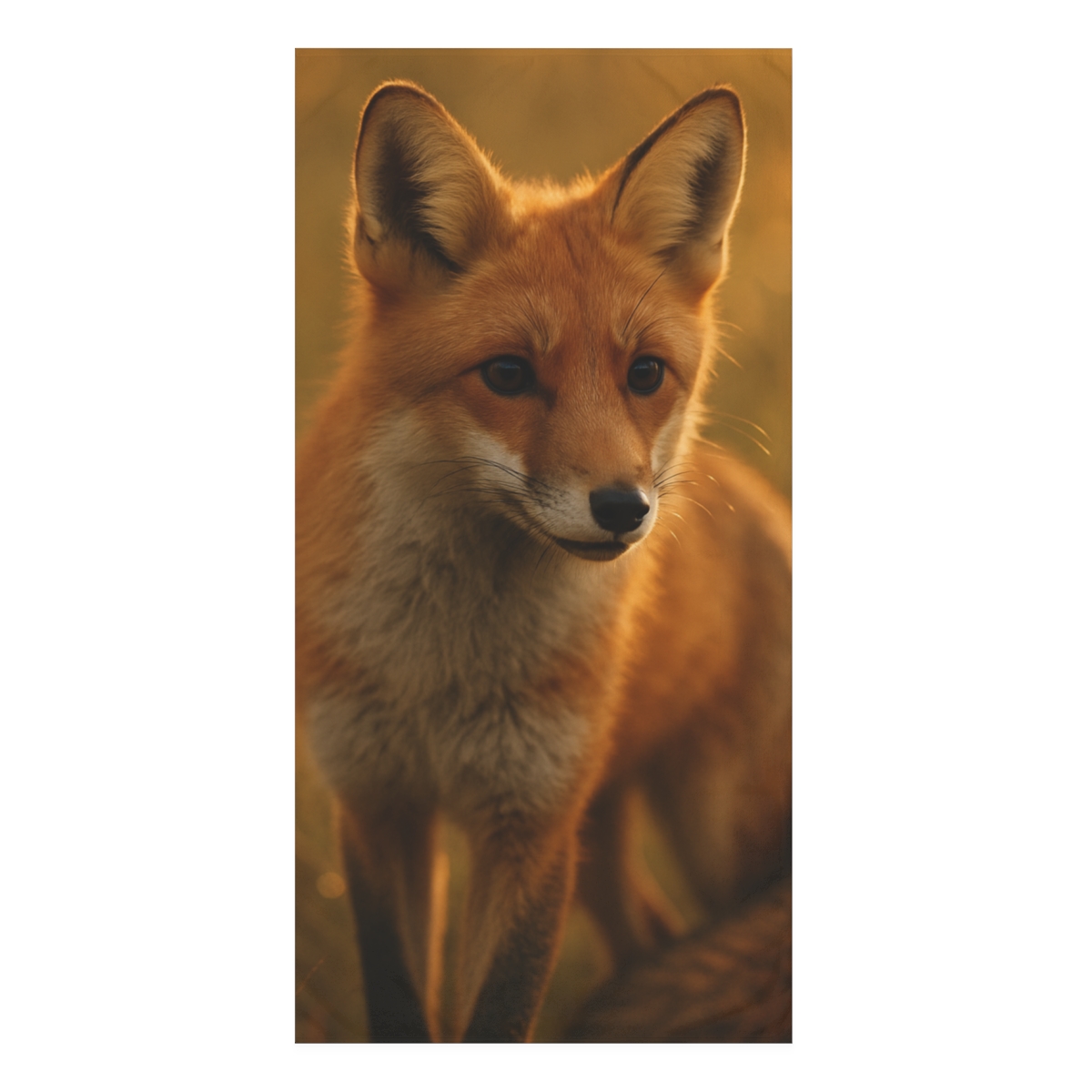 Crimson Whisper Red Fox decorative home towelscustom towels