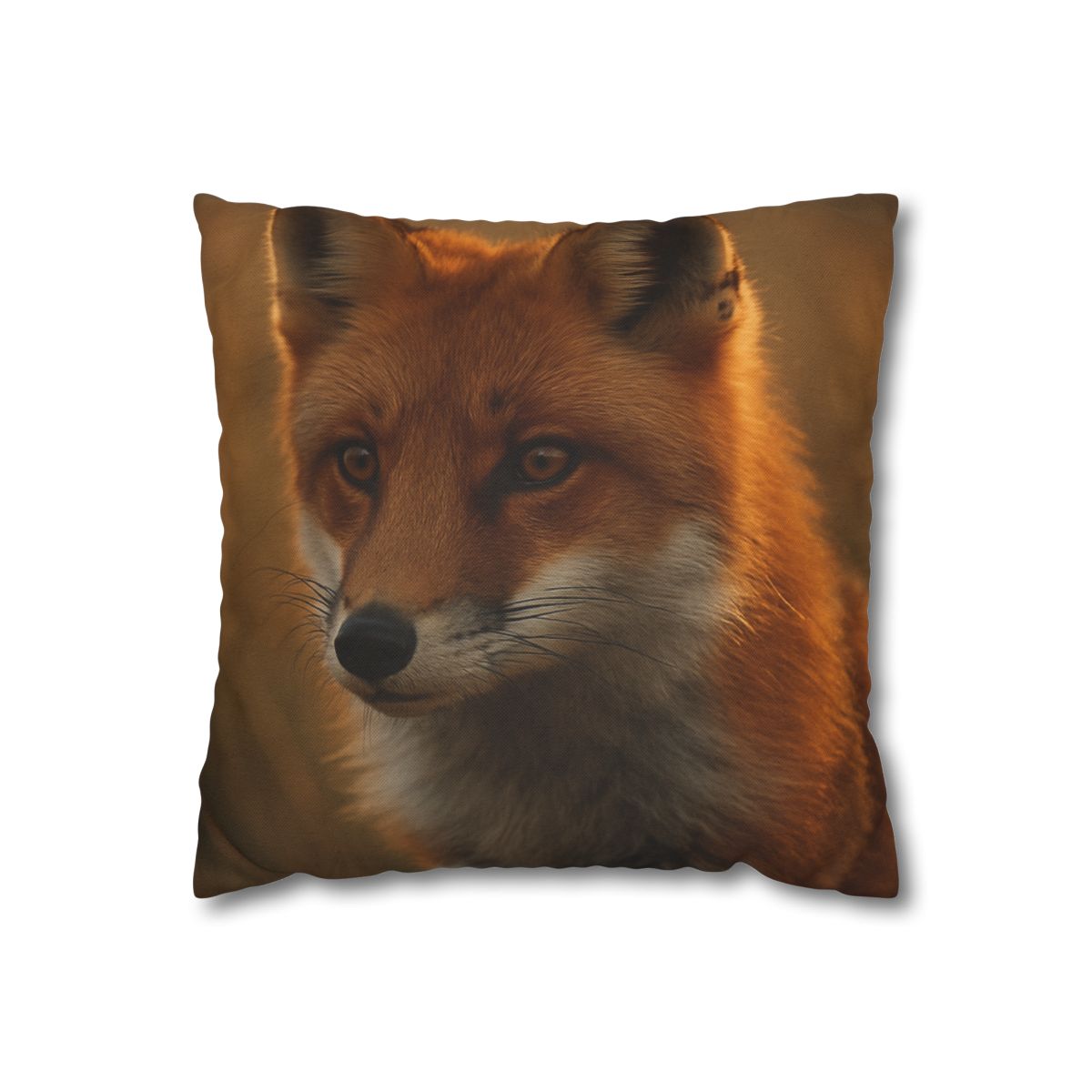 Crimson Whisper Red Fox soft cotton pillow cases
