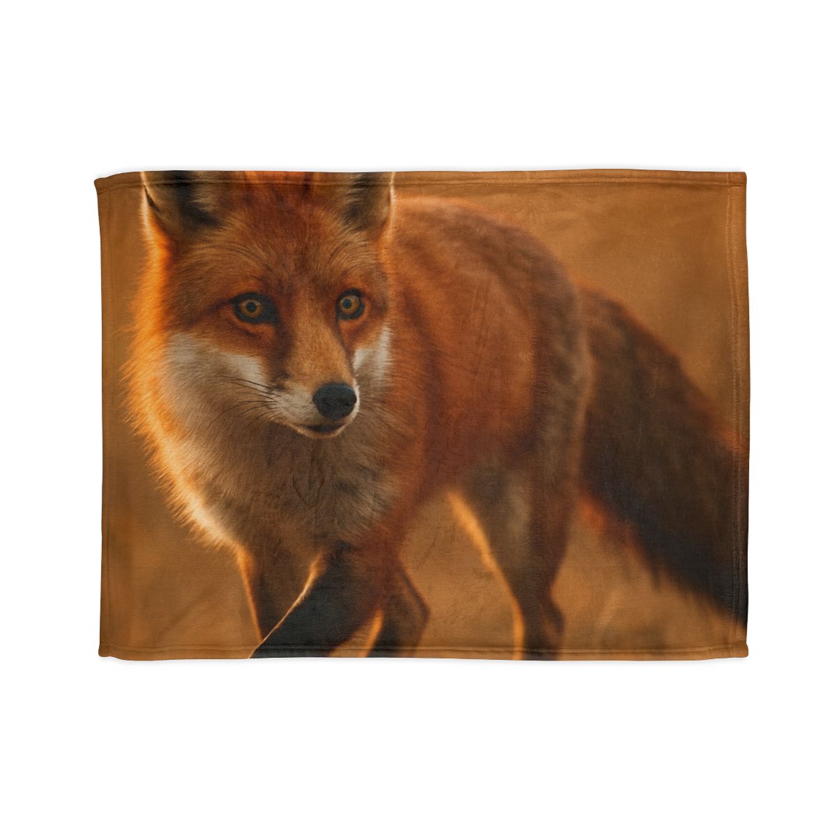Crimson Whisper Red Fox warm winter blankets