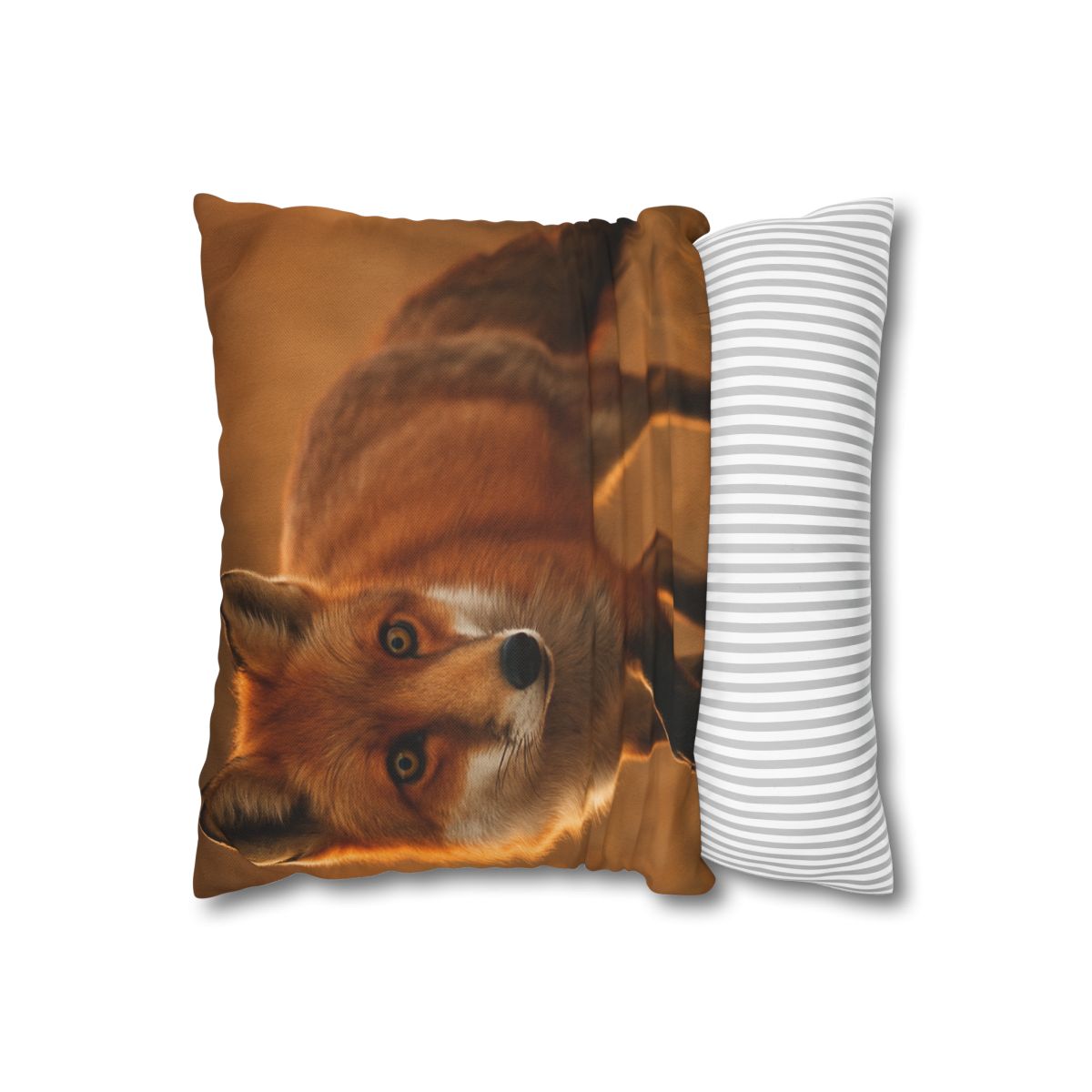 Crimson Whisper Red Fox trendy patterned pillow cases