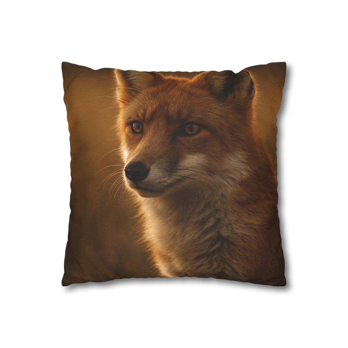 Crimson Whisper Red Fox comfortable bedding pillow covers