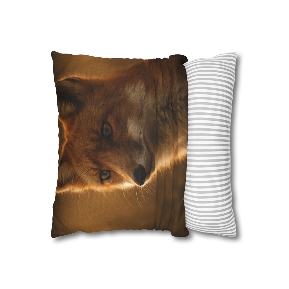 Crimson Whisper Red Fox comfortable bedding pillow covers