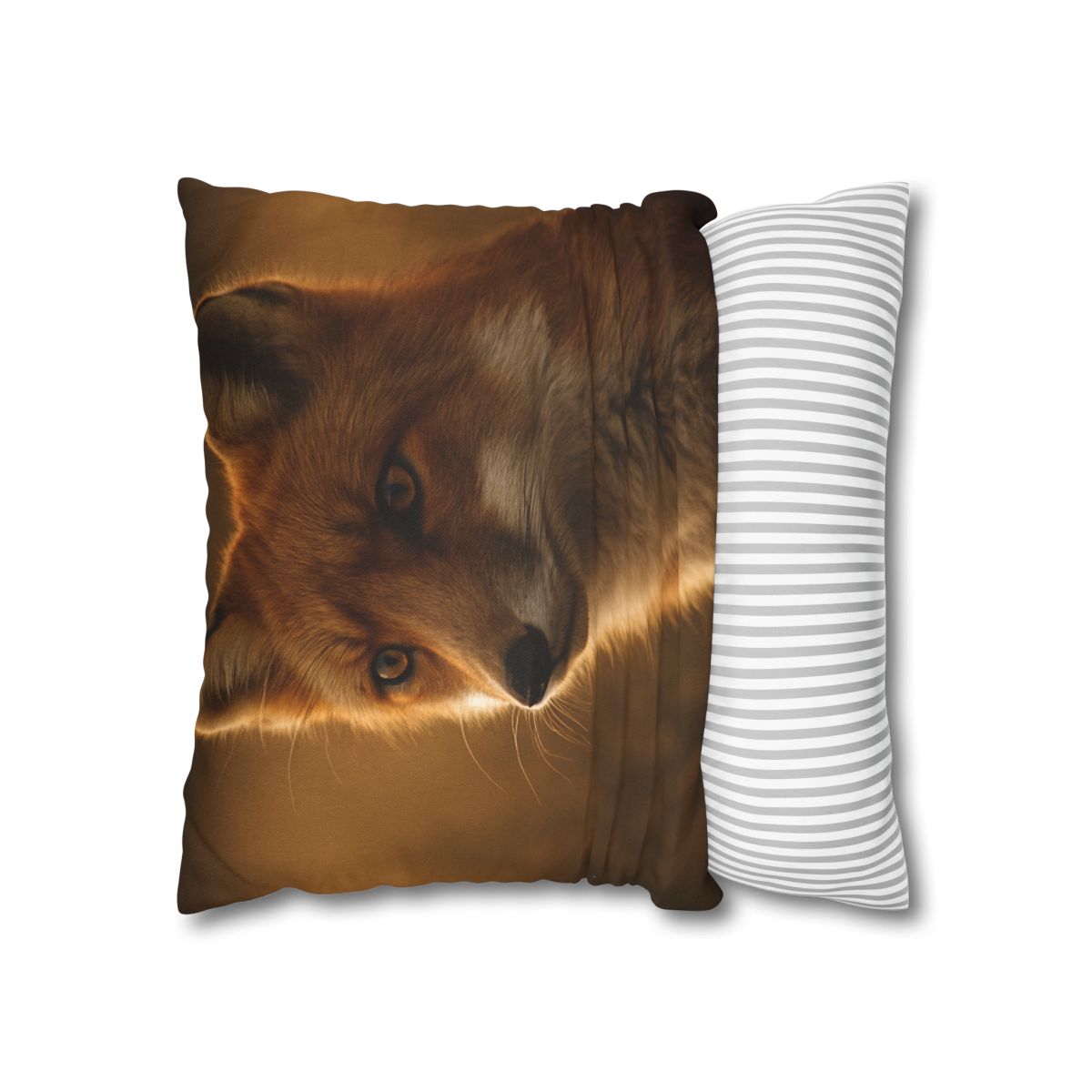 Crimson Whisper Red Fox comfortable bedding pillow covers