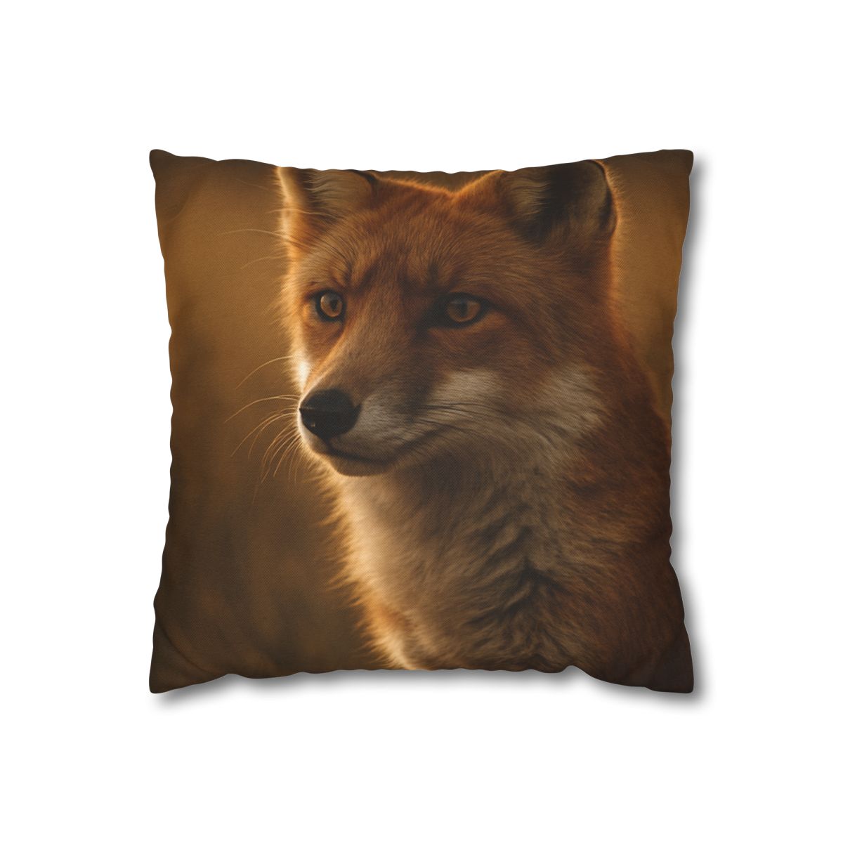 Crimson Whisper Red Fox comfortable bedding pillow covers