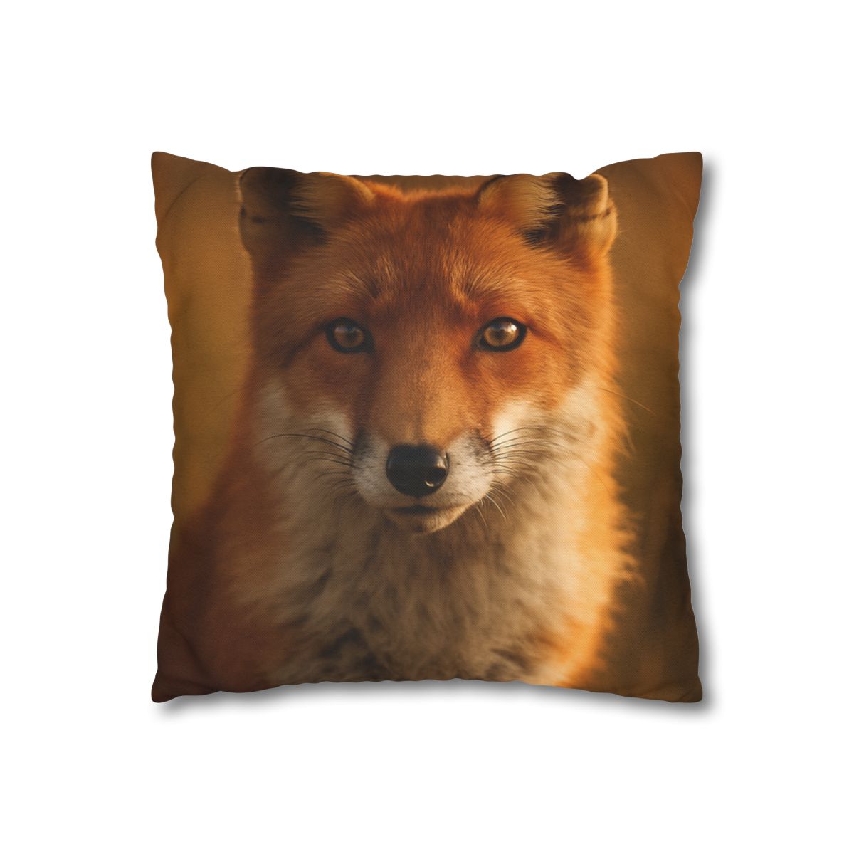 Crimson Whisper Red Fox trendy patterned pillow cases