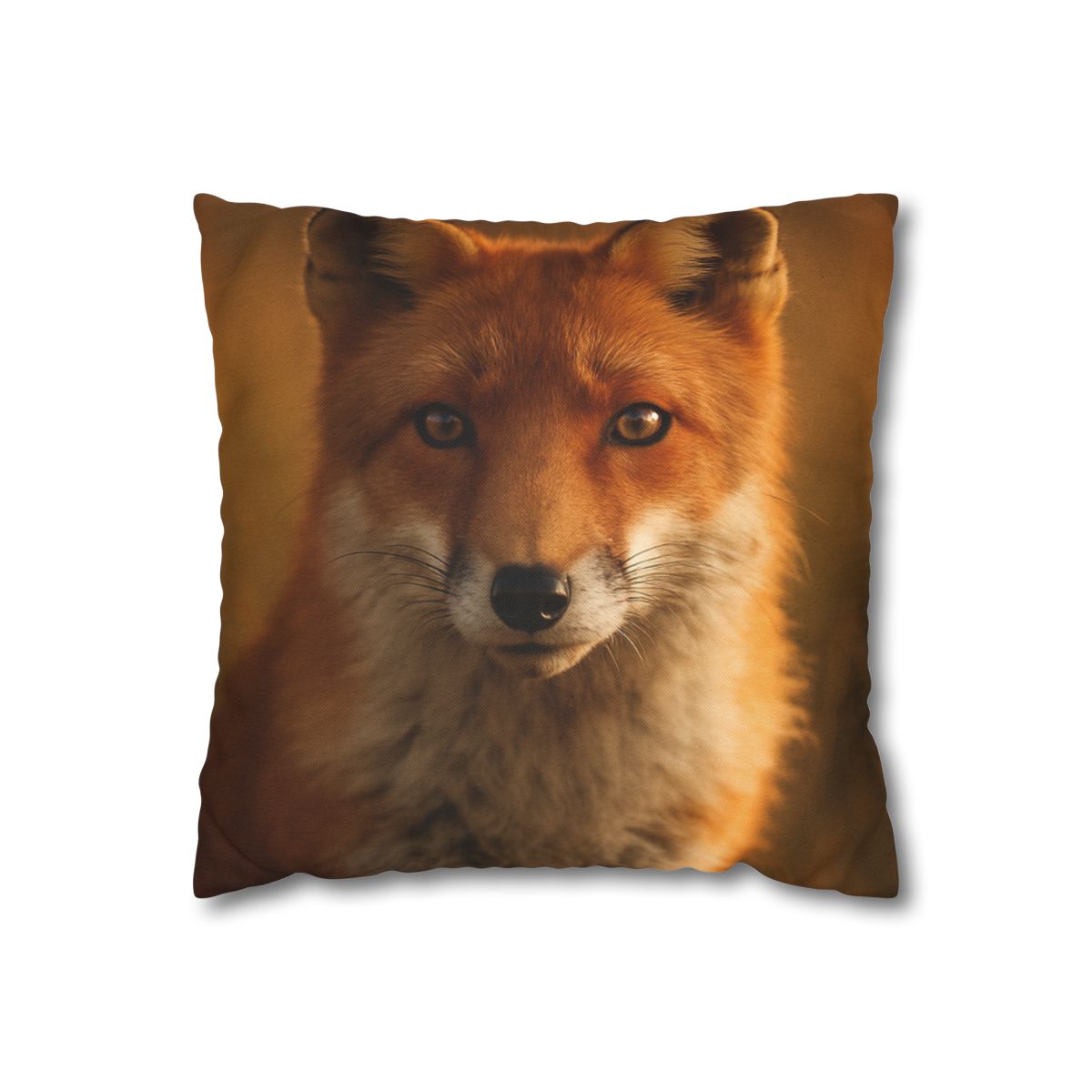 Crimson Whisper Red Fox trendy patterned pillow cases