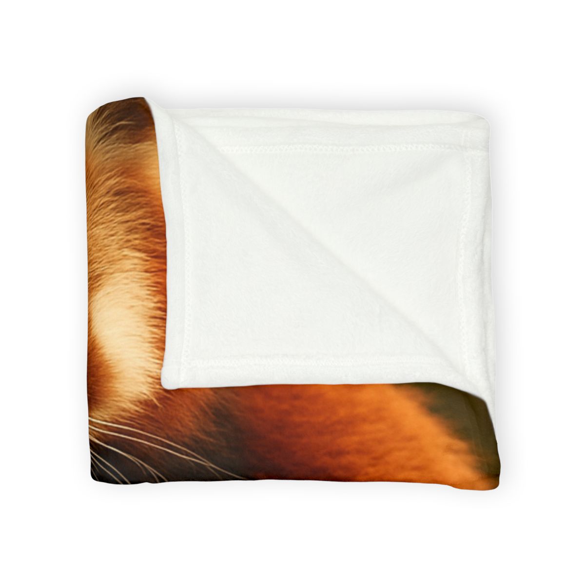 Crimson Whisper Red Panda trendy patterned blankets