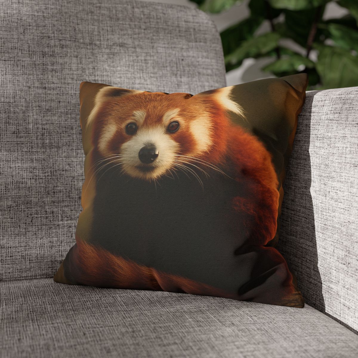 Crimson Whisper Red Panda unique gift pillow cases