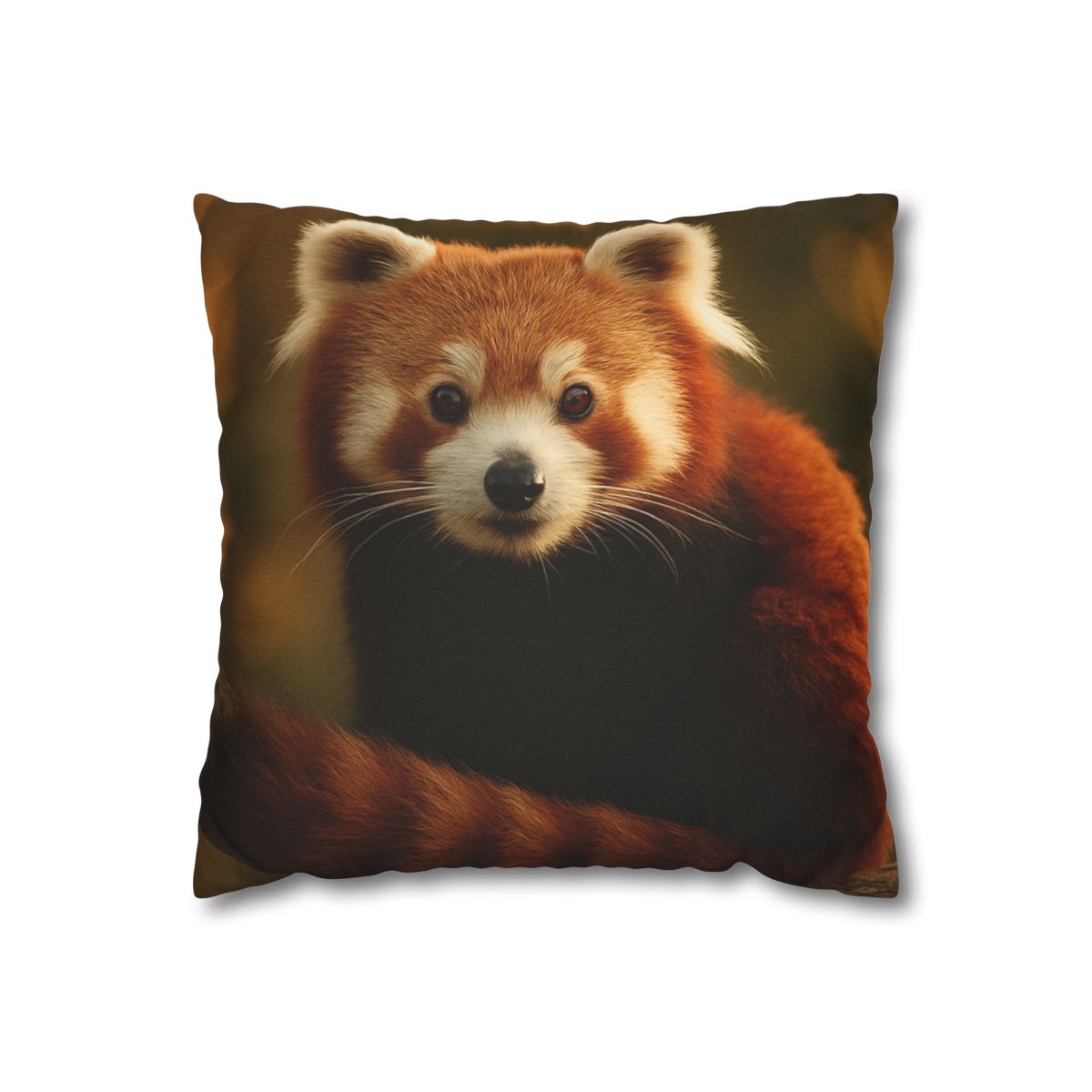Crimson Whisper Red Panda unique gift pillow cases
