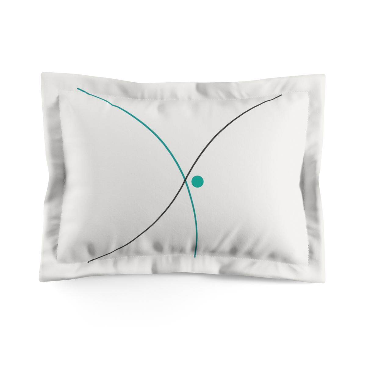 Crossed Arc Alignment custom pillows