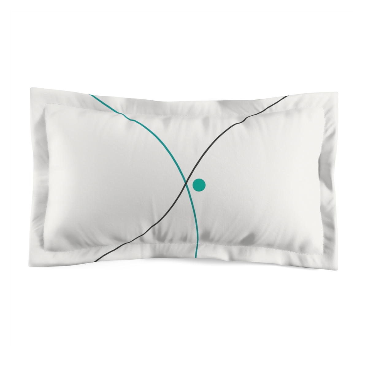 Crossed Arc Alignment custom pillows