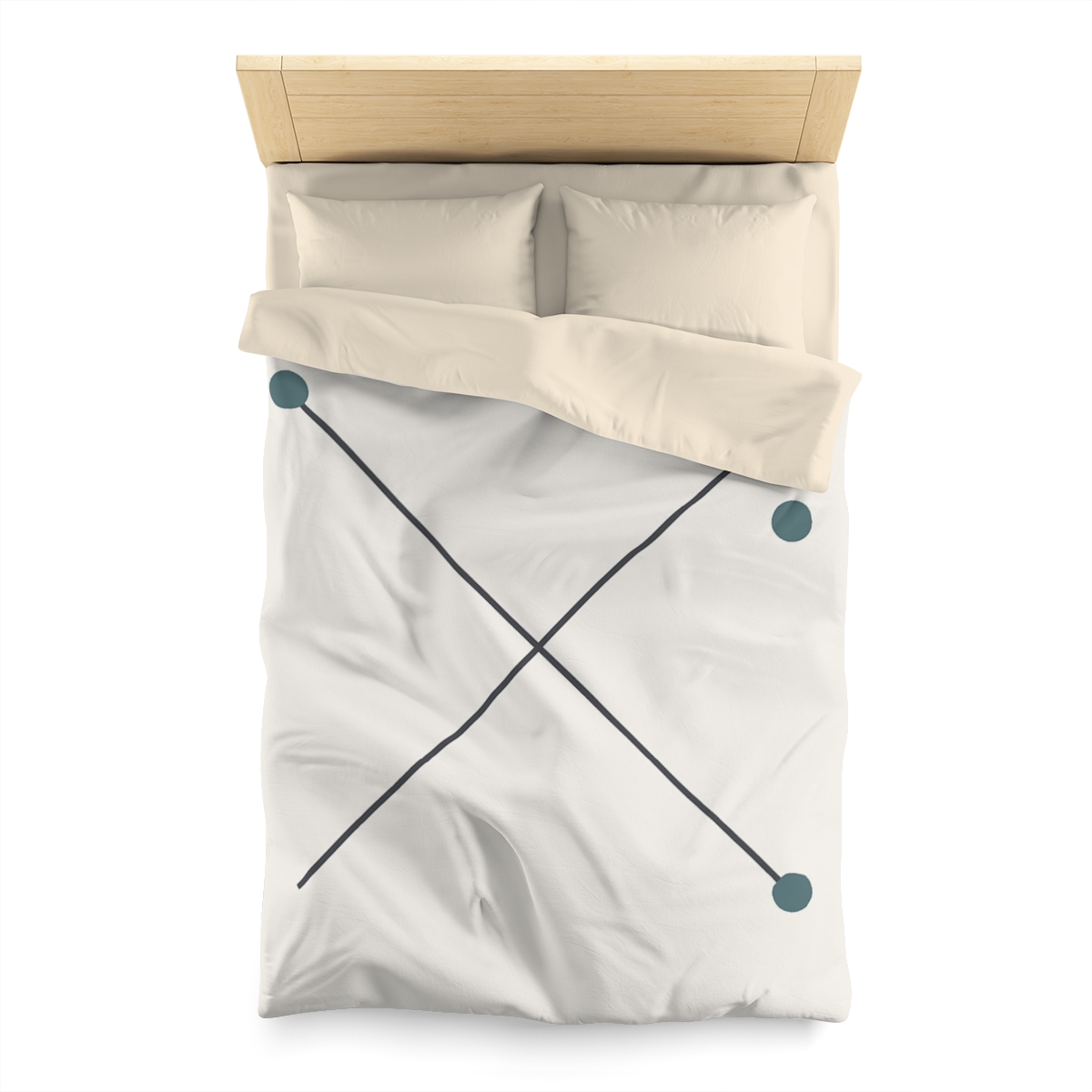 Crossed Vector Starfield soft comforter duvets