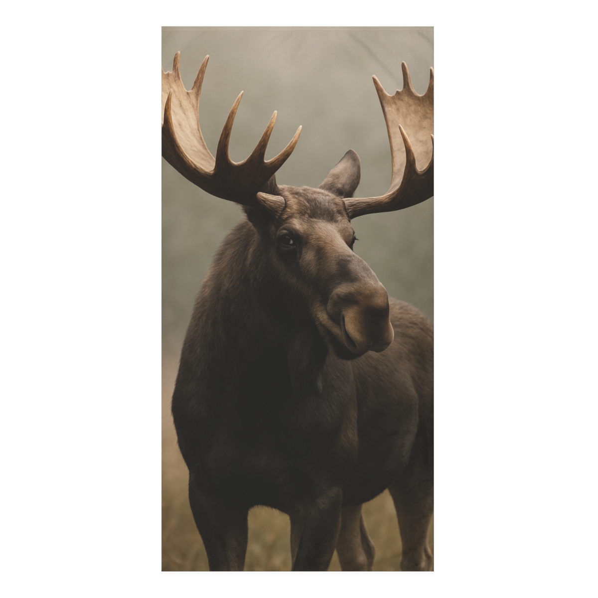 Crown Of Mist Bull Moose personalized bath towels