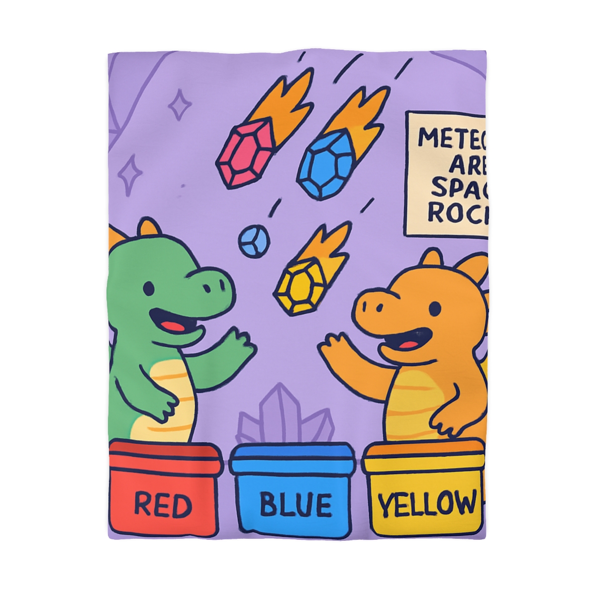 Crystal Cave Dragons Sorting Gem Meteors soft comforter duvets