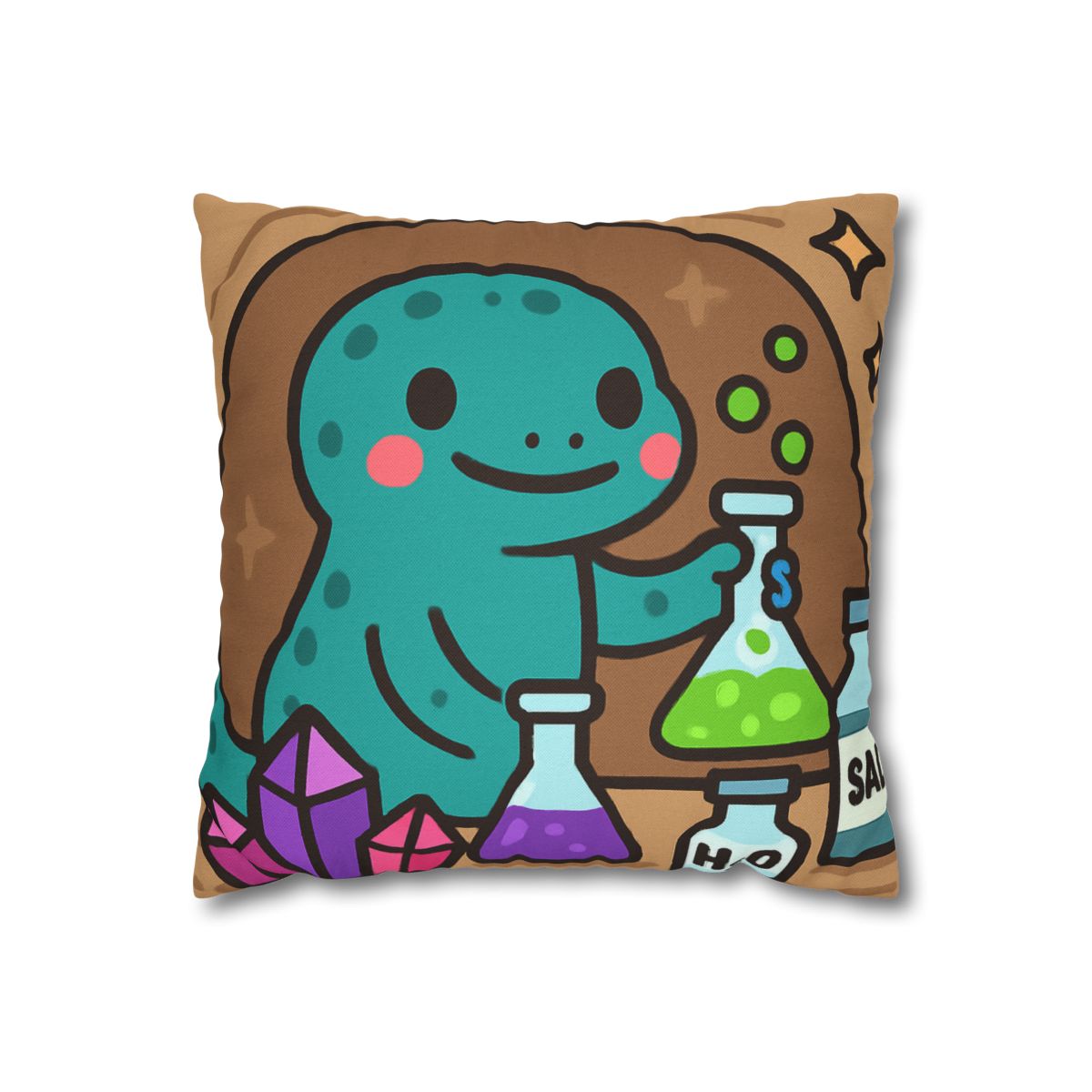 Crystal Cave Salamander Science Lab custom pillow cases