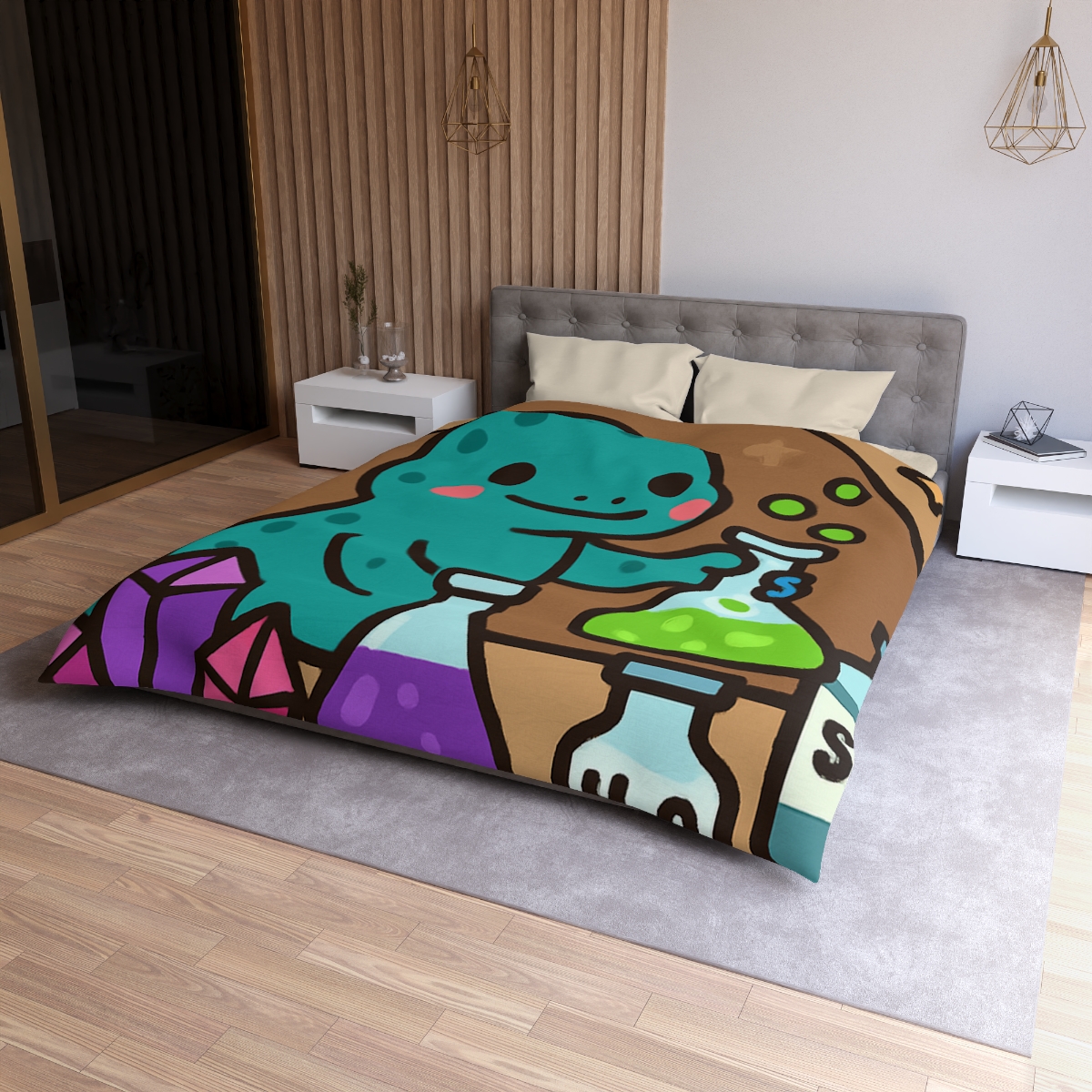 Crystal Cave Salamander Science Lab duvets for gifts