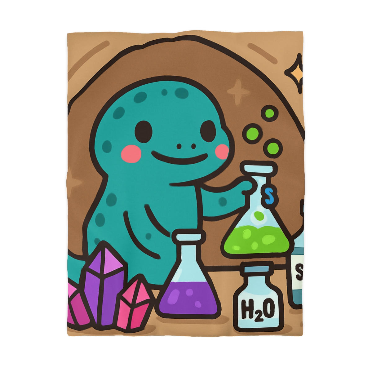 Crystal Cave Salamander Science Lab duvets for gifts